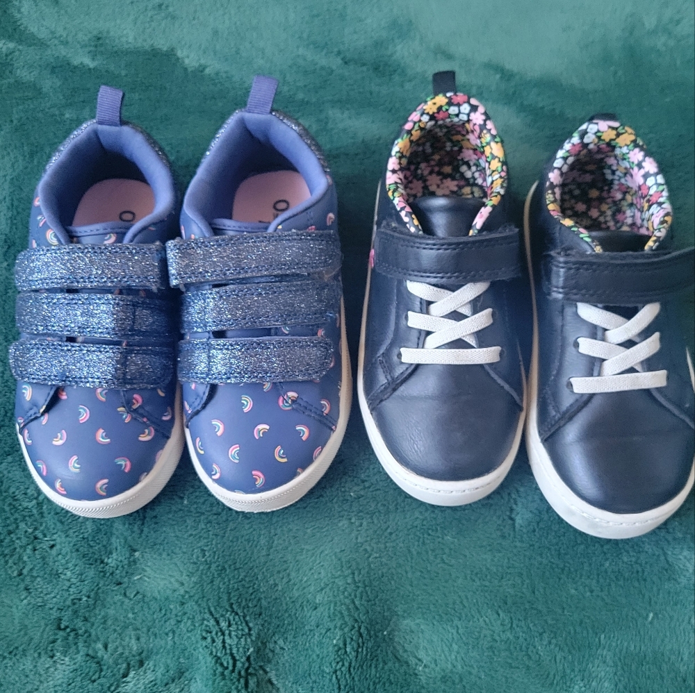Two pairs of Velcro Shoes